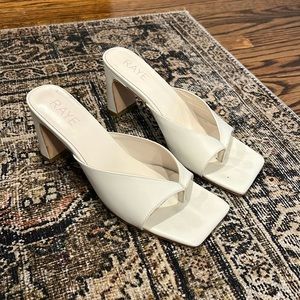 Raye Ivory Heels/Mules